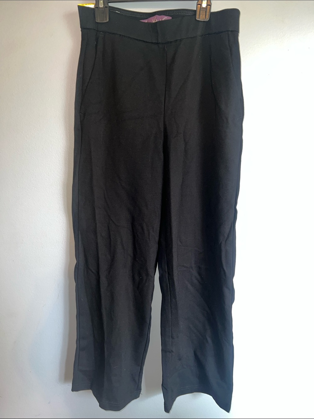 Gloria Vanderbilt Black womens Cropped Dress PontePants - Straight Leg new